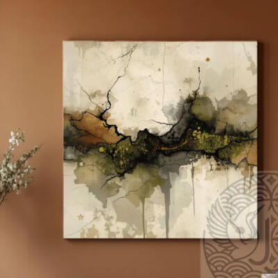 Wabi Sabi Moss Art Print Wabi Sabi Moss Art Print